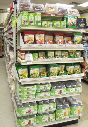 Our fully stocked shelves include canning supplies like jars, lids, and preservatives.